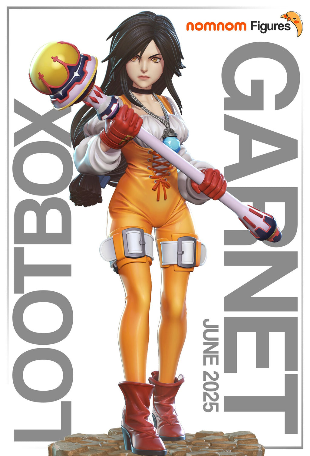 Garnet Til Alexandros XVII Final Fantasy resin figure by NomNom Figures — studio preview 1