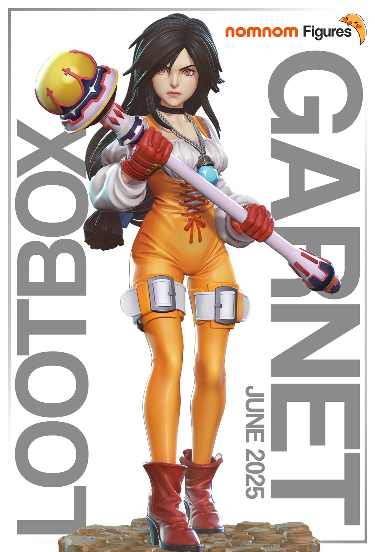 Garnet Til Alexandros XVII Final Fantasy resin figure by NomNom Figures — studio preview 1