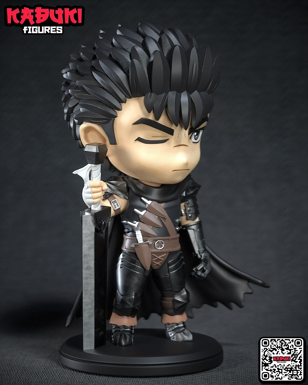 Guts (Berserk) resin figure by Tanuki Figures — studio render 2
