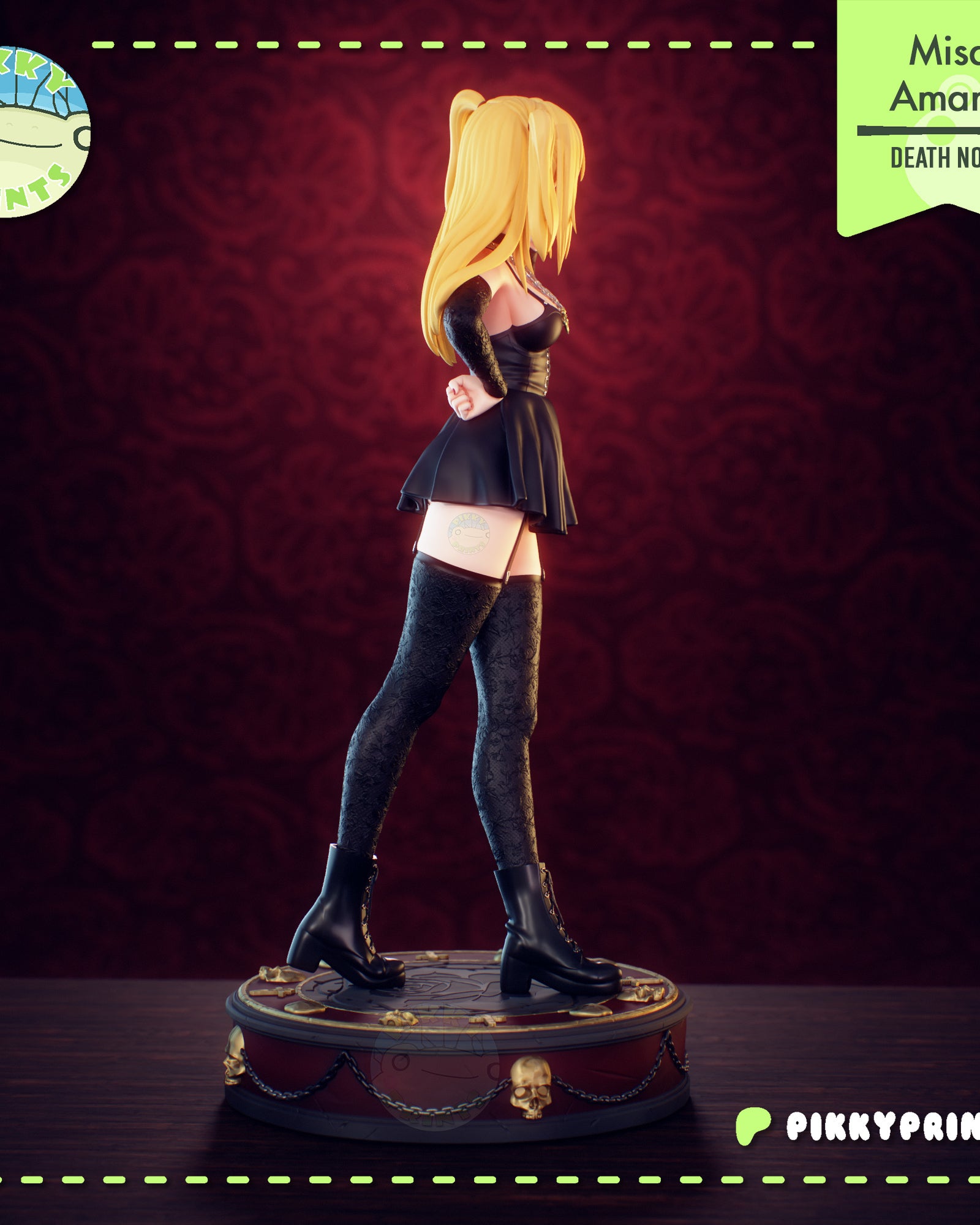 Misa Amane (Death Note) resin figure by PikkyPrints — studio render 5