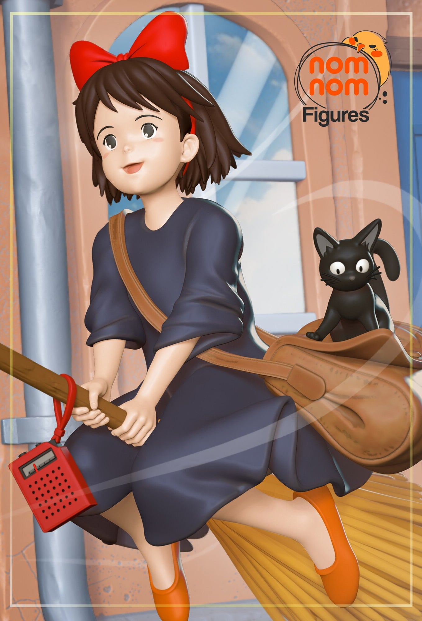 Kiki's Delivery Service resin figure by NomNom Figures — studio preview 1