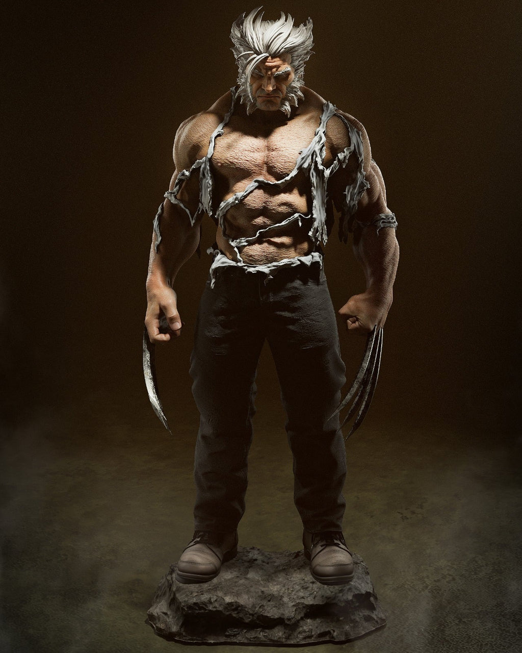 Logan Marvel resin figure by CA 3D Studios — studio preview 1