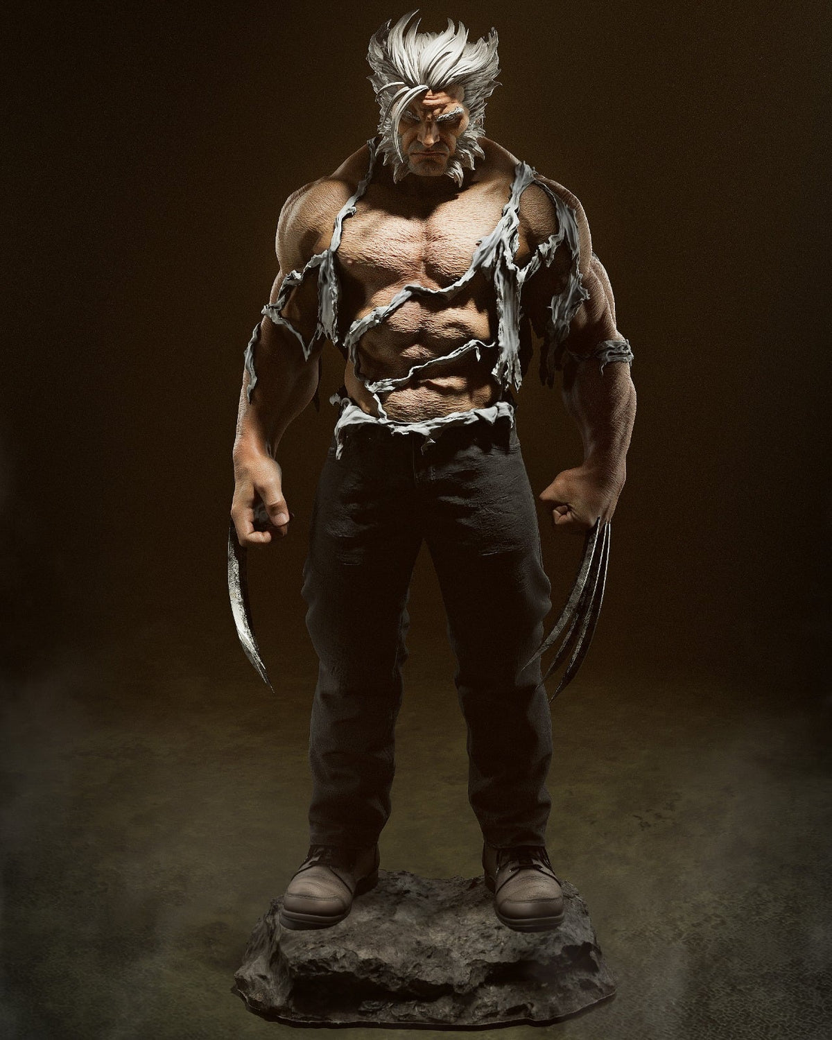 Logan Marvel resin figure by CA 3D Studios — studio preview 1