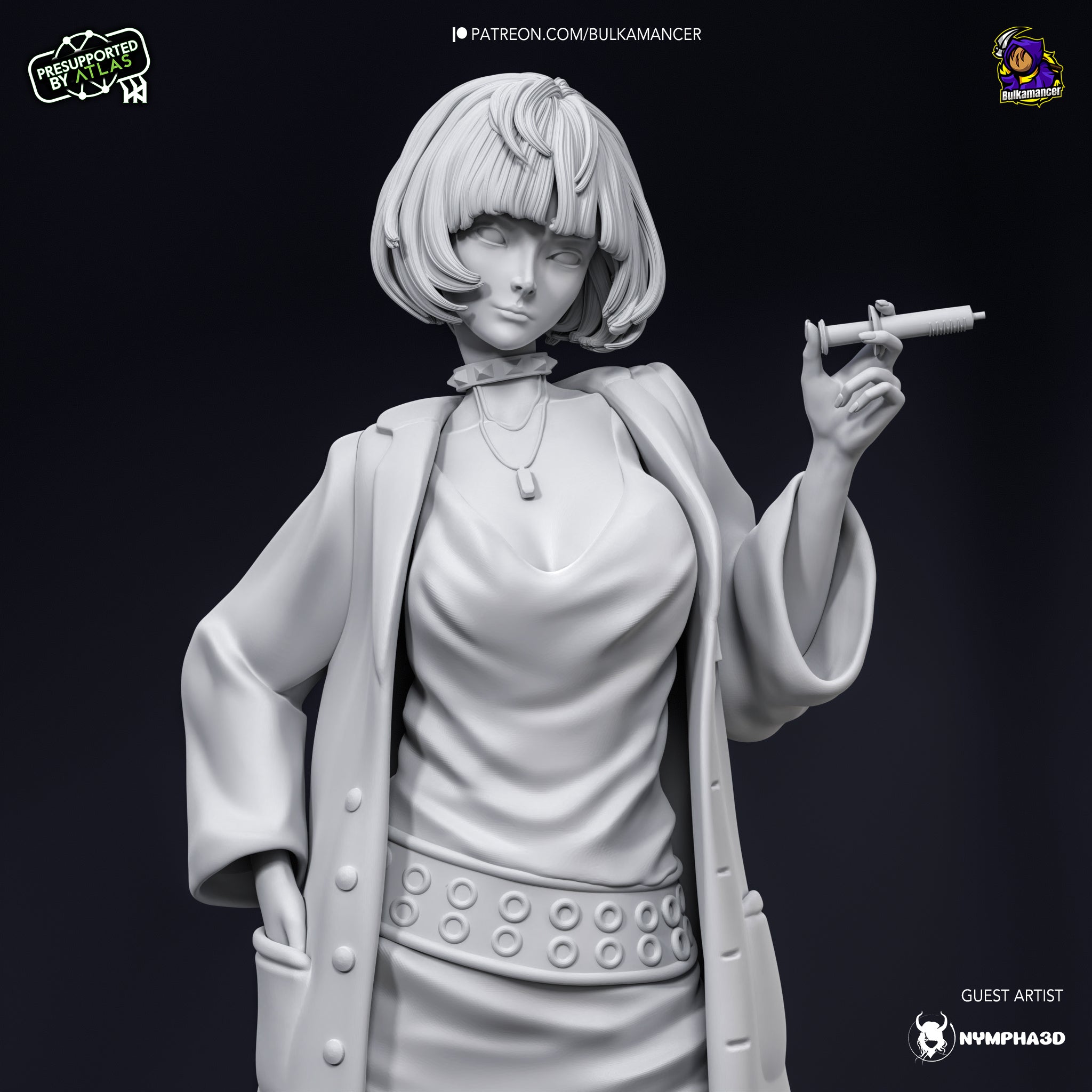 Tae Takemi (Persona 5) resin figure by Bulkamancer — studio render 6
