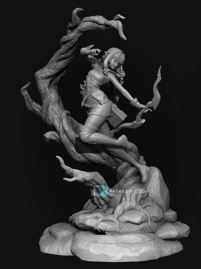 High-Elf Archer — studio render 5