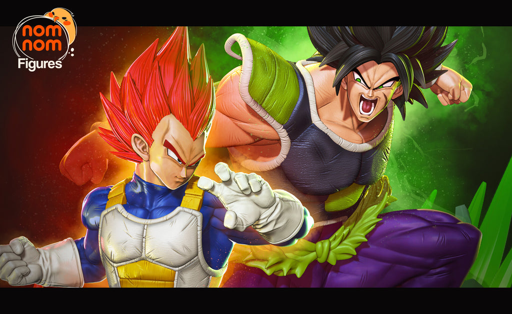 Vegeta Vs Broly — studio render 2
