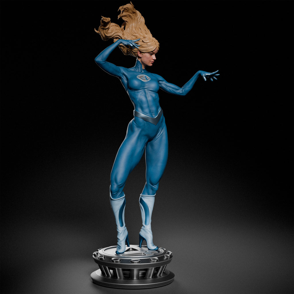 Sue Storm (Marvel) resin figure by CA 3D Studios — studio render 3