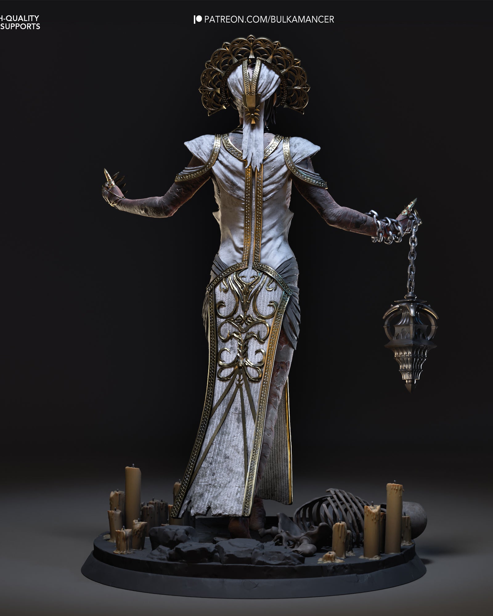 The Plague (Dead by Daylight) resin figure by Bulkamancer — studio render 4