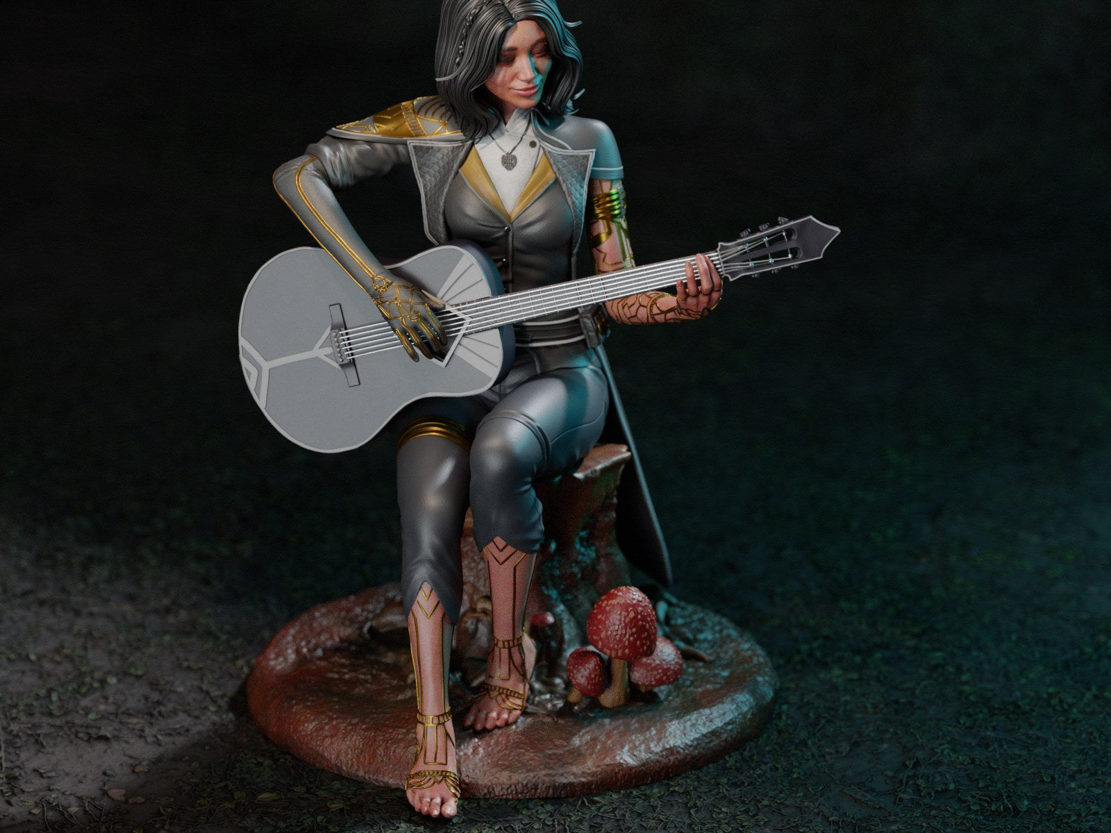 Lune Clair Obscur Expedition 33 resin figure by CA 3D Studios — studio preview 1