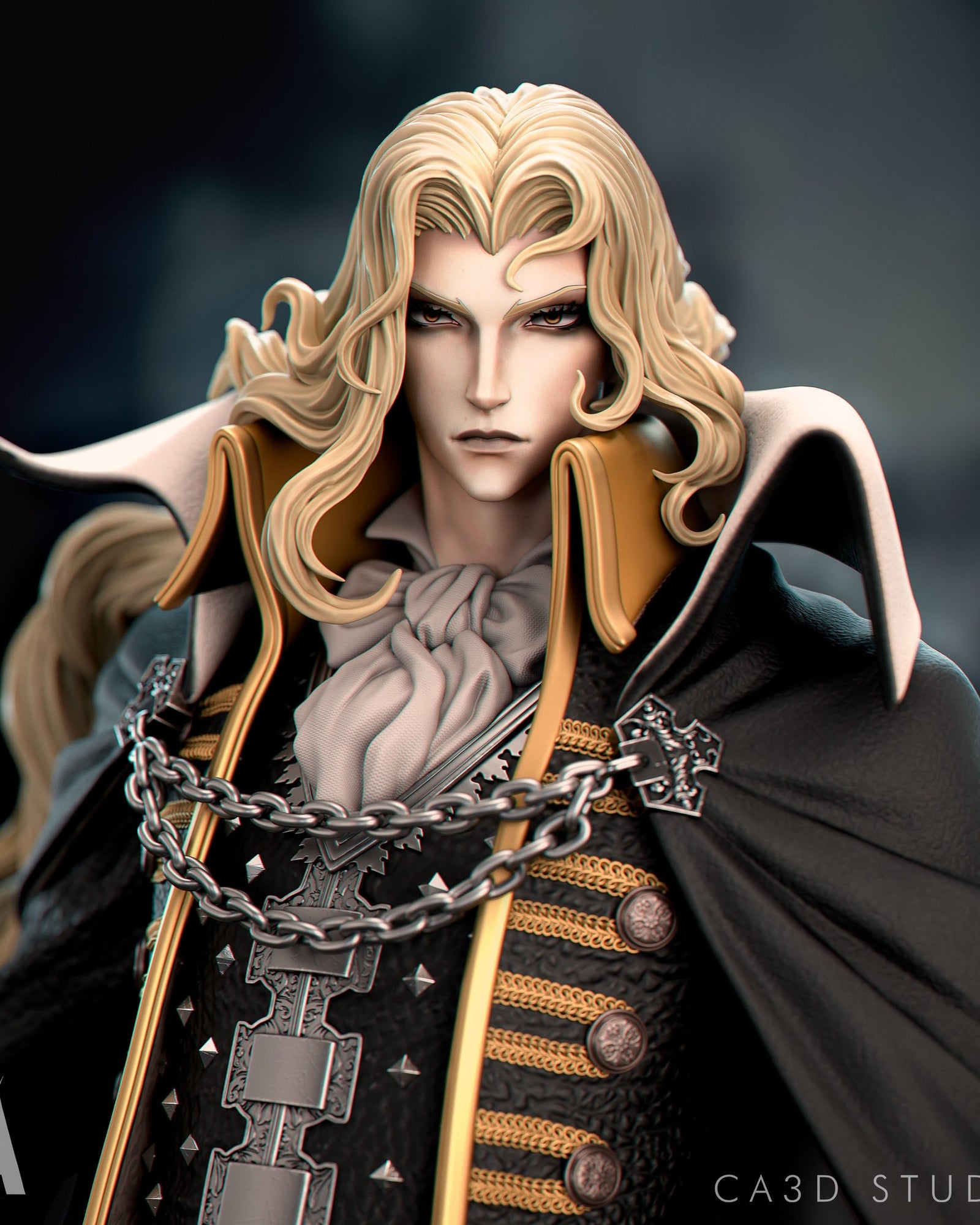 Alucard Hellsing resin figure by CA 3D Studios — studio preview 1