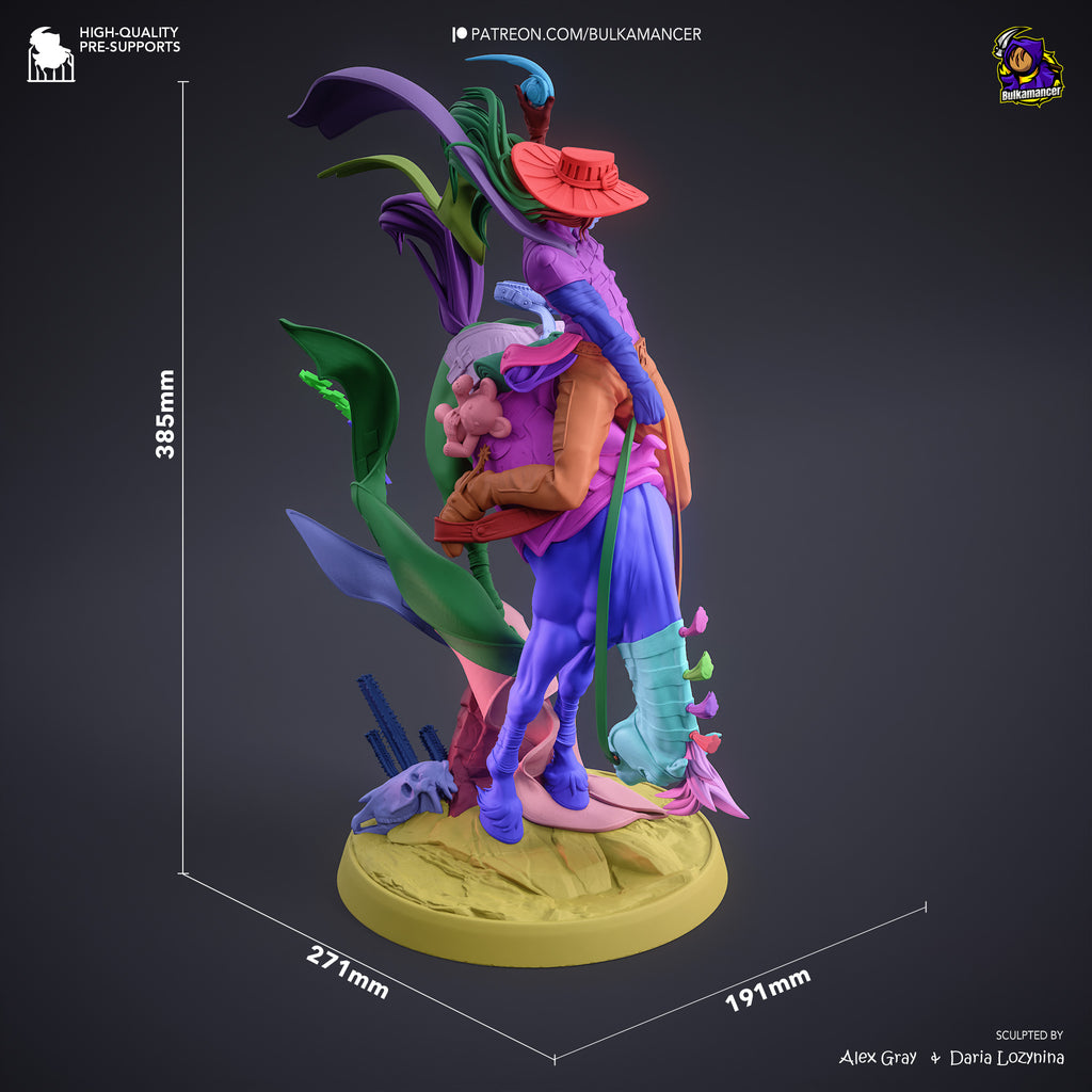 Gyro Zeppeli (Jojo's Bizarre Adventure) resin figure by Bulkamancer — studio render 12