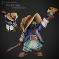 Vivi Ornitier with baby Chocobo Final Fantasy resin figure by NomNom Figures — studio preview 1