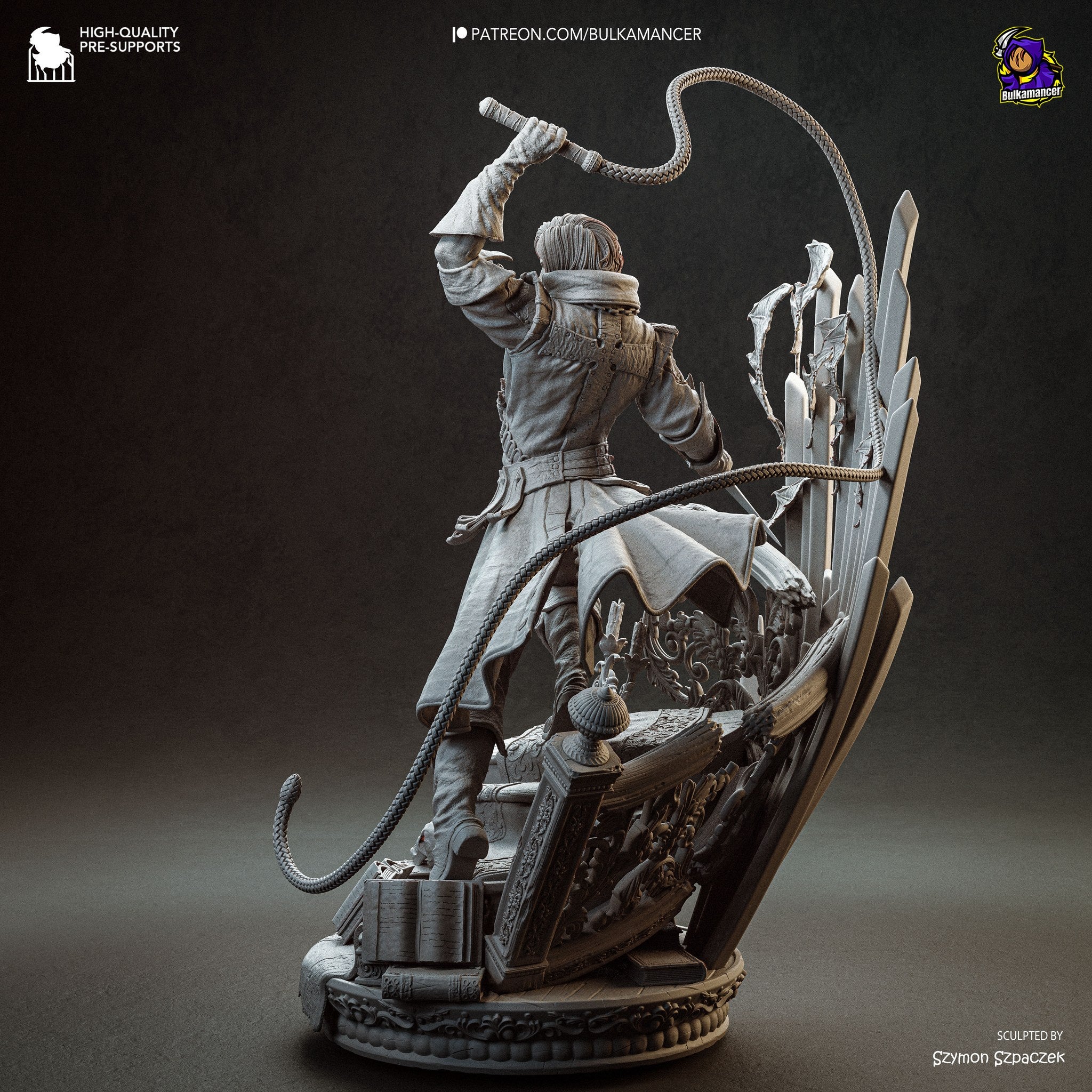 Richter Belmont (Castlevania) resin figure by Bulkamancer — studio render 16
