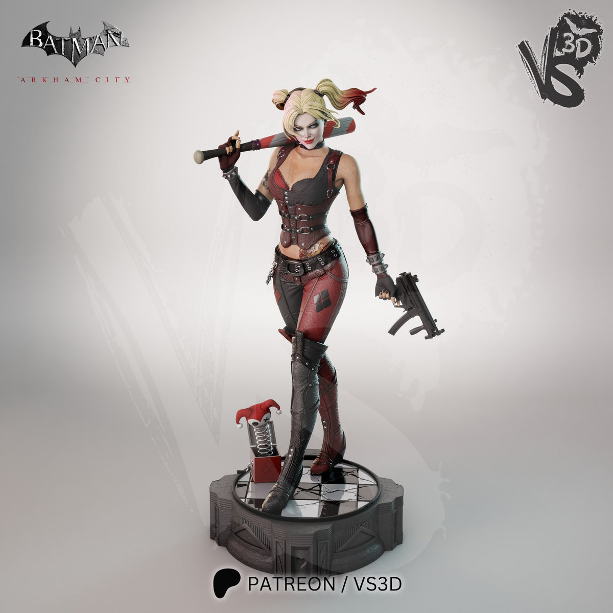 harley quinn dc vs3d arkham