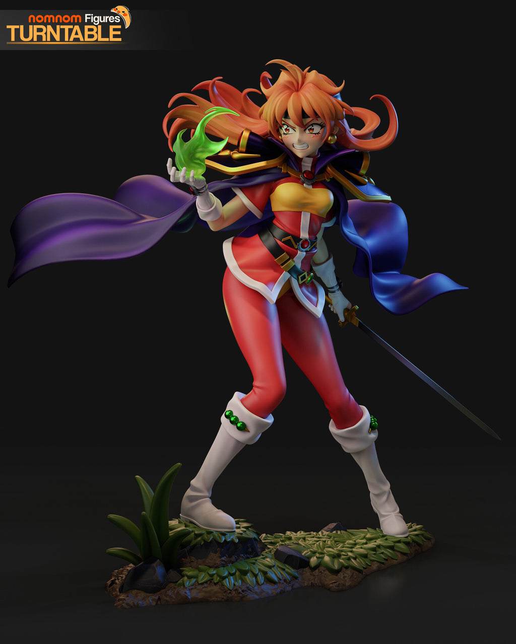 Lina Inverse Slayers resin figure by NomNom Figures — studio preview 8