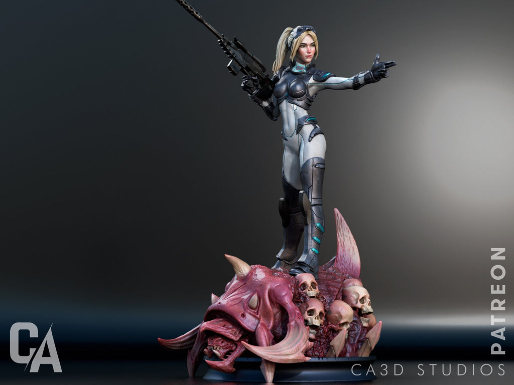 Nova StarCraft resin figure by CA 3D Studios — studio preview 5