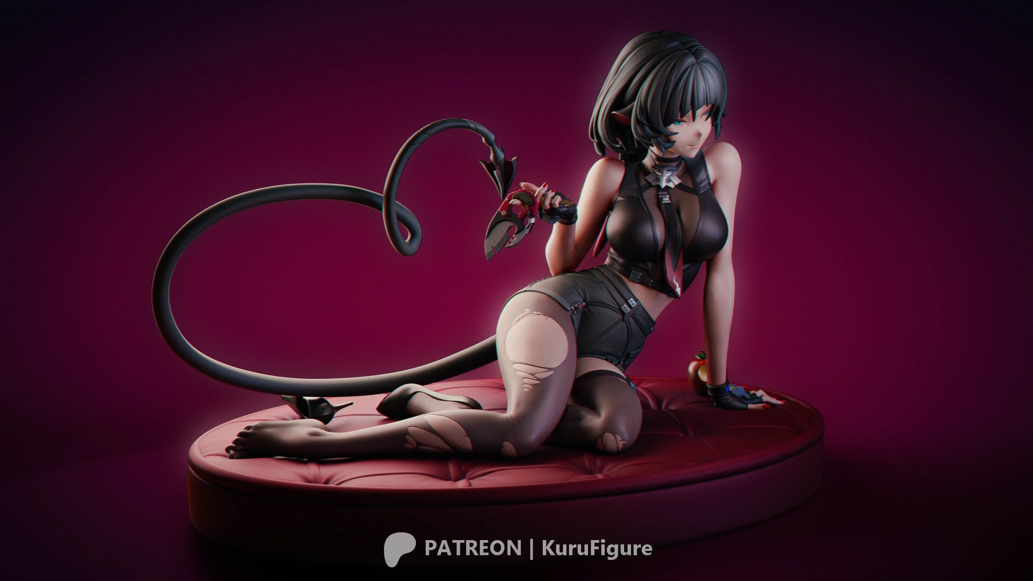 Jane Doe (Zenless Zone Zero) resin figure by Kuru Figures — studio render 6