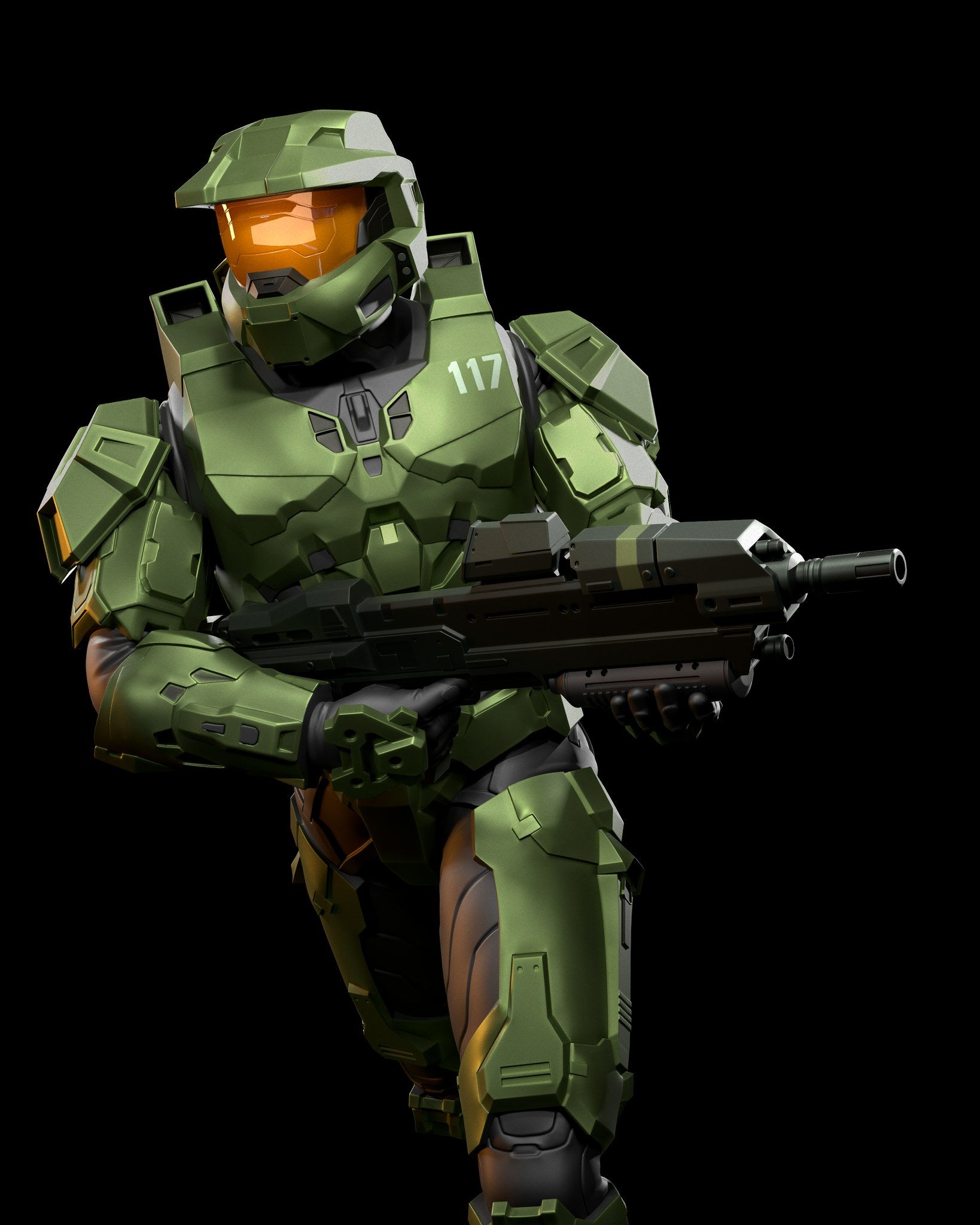 Master Chief (Halo) resin figure by h3LLcreator — studio render 2