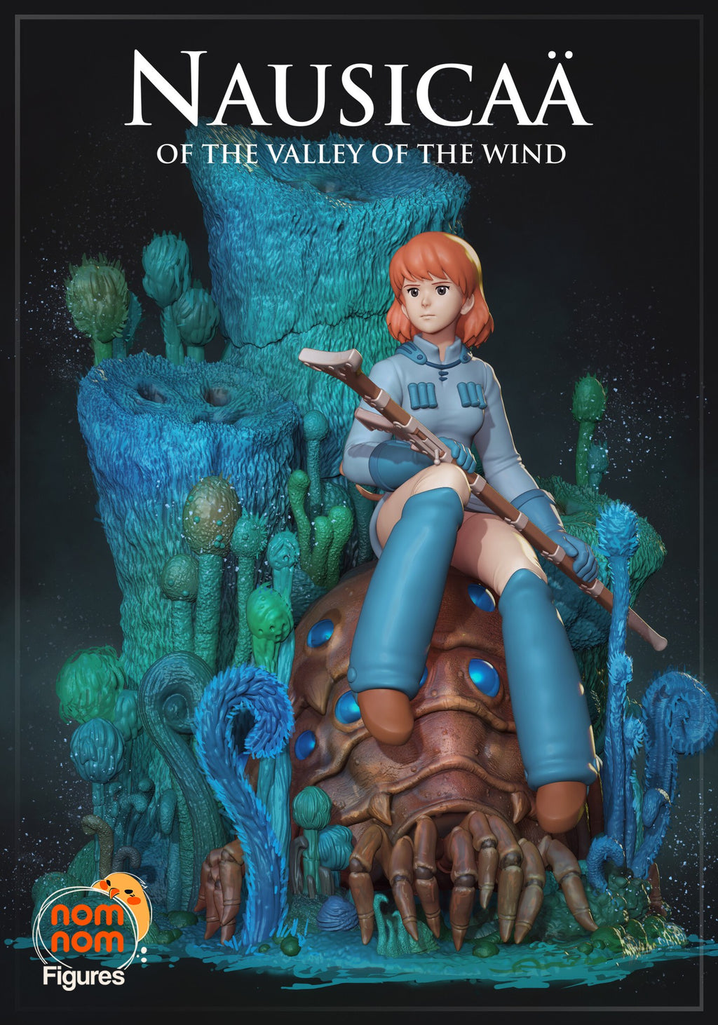 Nausicaä of the Valley of the Wind resin figure by NomNom Figures — studio preview 1