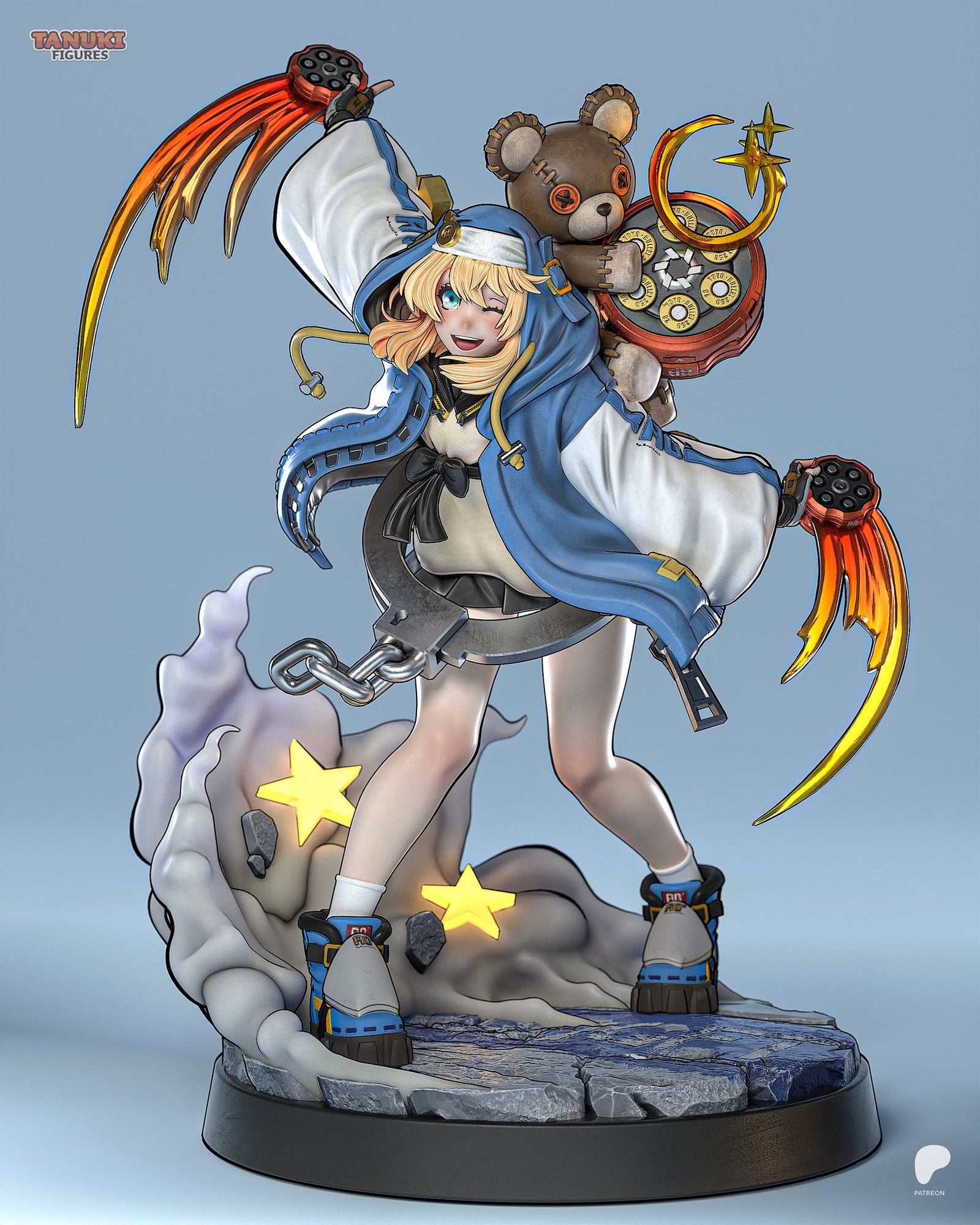 Bridget (Guilty Gear) resin figure by Tanuki Figures — studio render 1