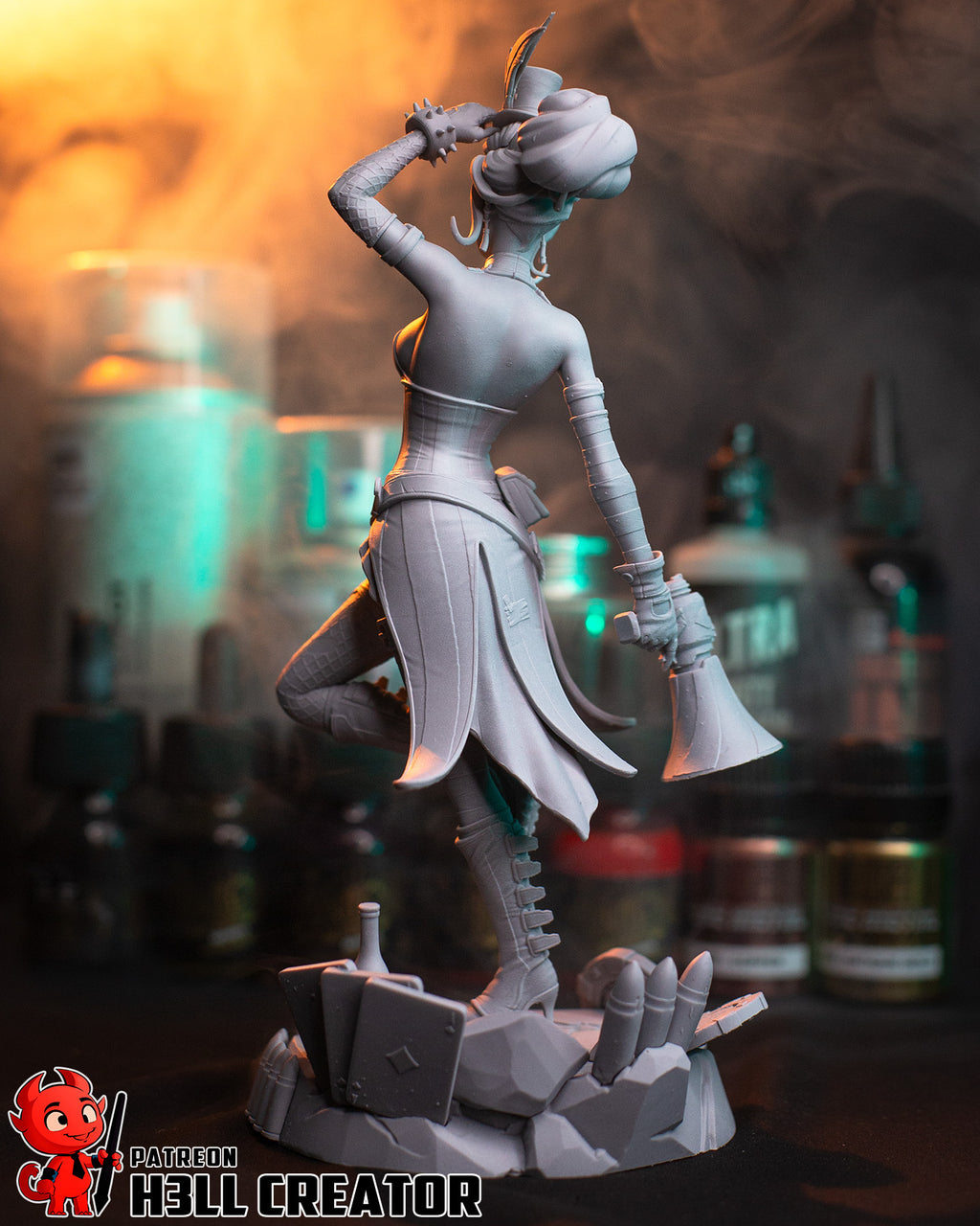 Mad Moxxi (Borderlands) resin figure by h3LLcreator — studio render 13