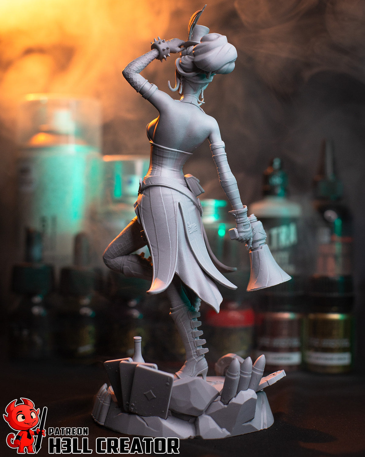 Mad Moxxi (Borderlands) resin figure by h3LLcreator — studio render 13