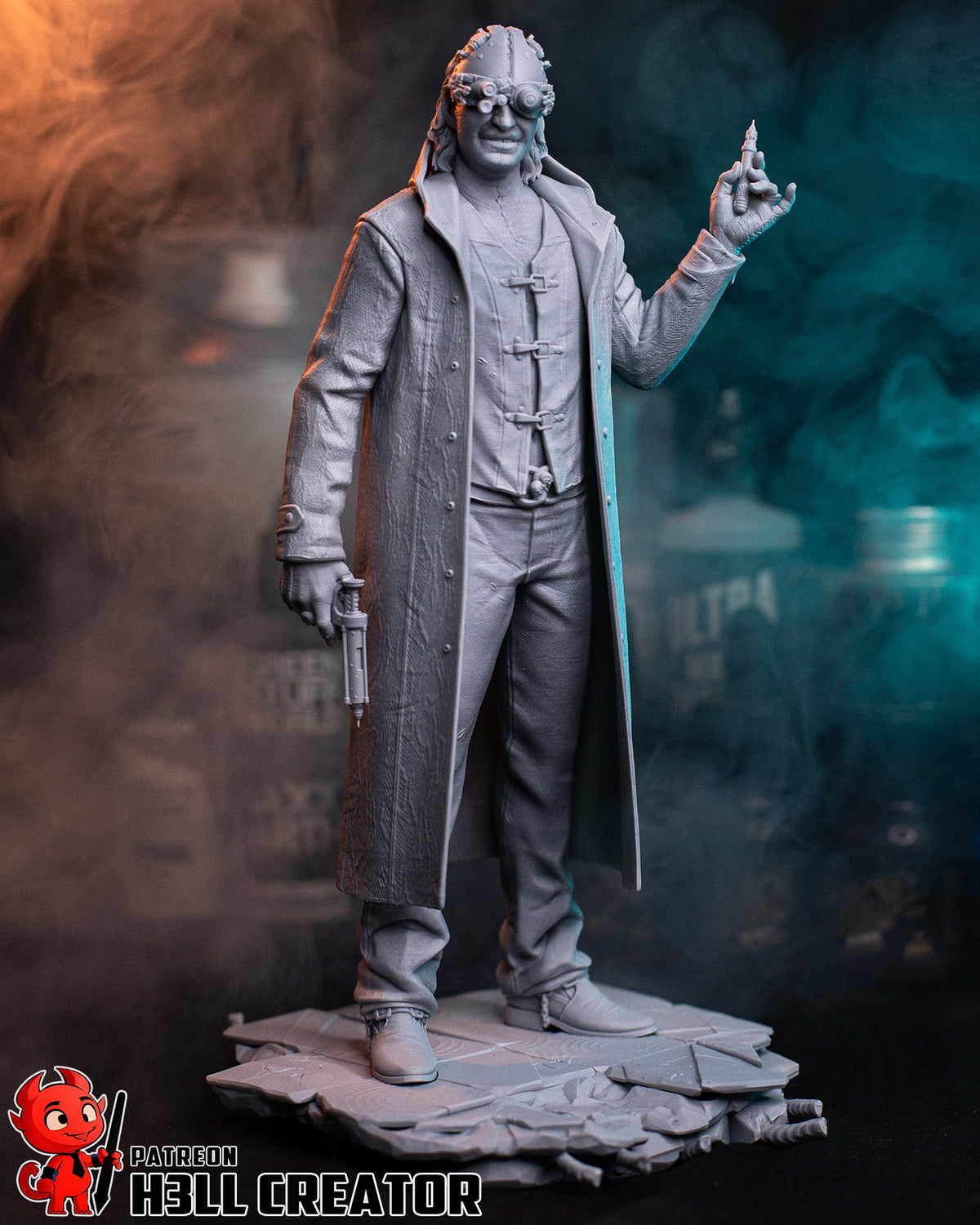 Victor Gideon (Resident Evil) resin figure by h3LLcreator — studio render 11