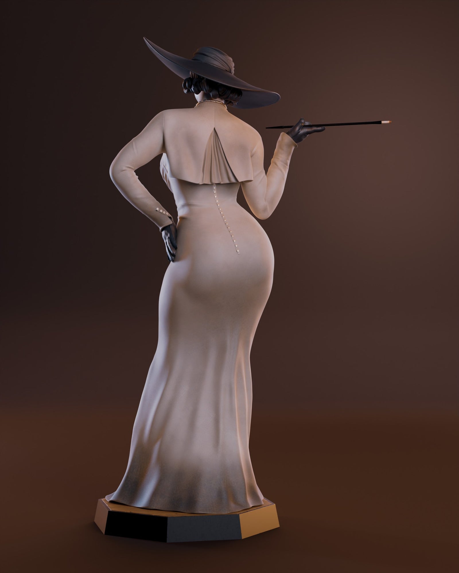 Alcina Dimitrescu (Resident Evil) resin figure by Abe3D — studio render 5