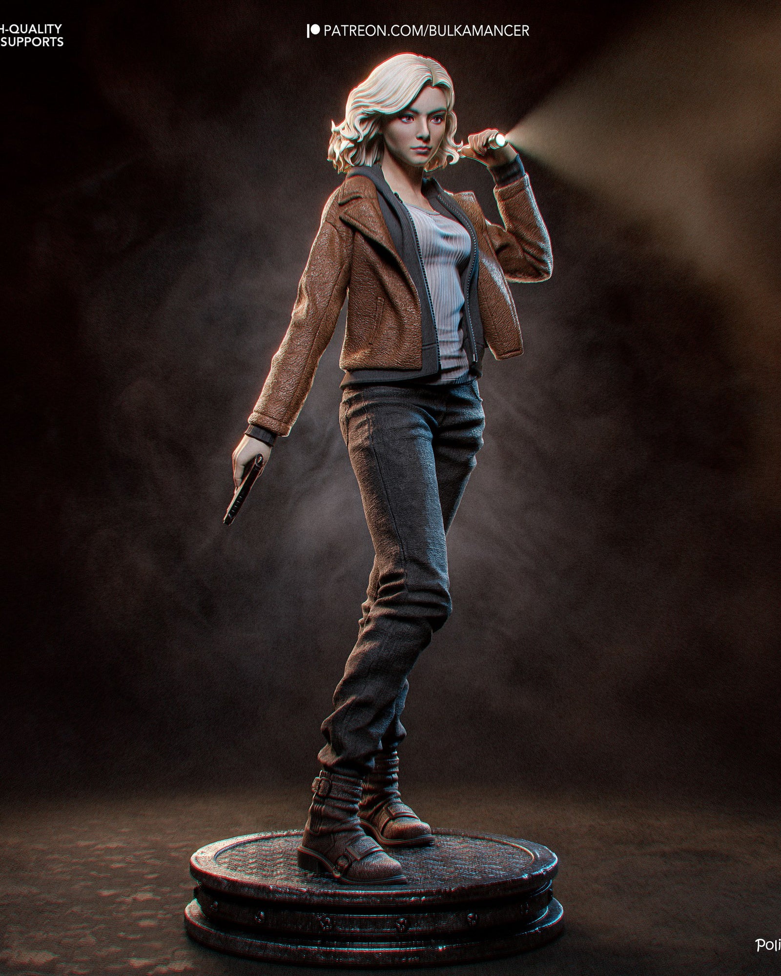 Grace Ashcroft (Resident Evil) resin figure by Bulkamancer — studio render 3