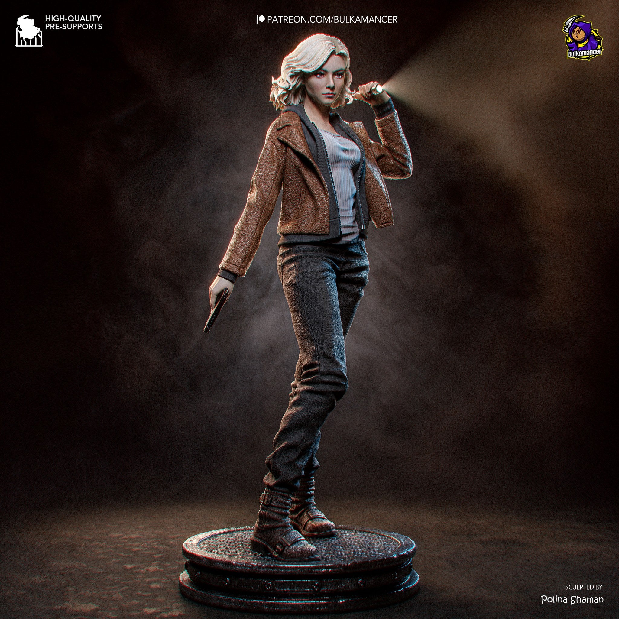 Grace Ashcroft (Resident Evil) resin figure by Bulkamancer — studio render 3