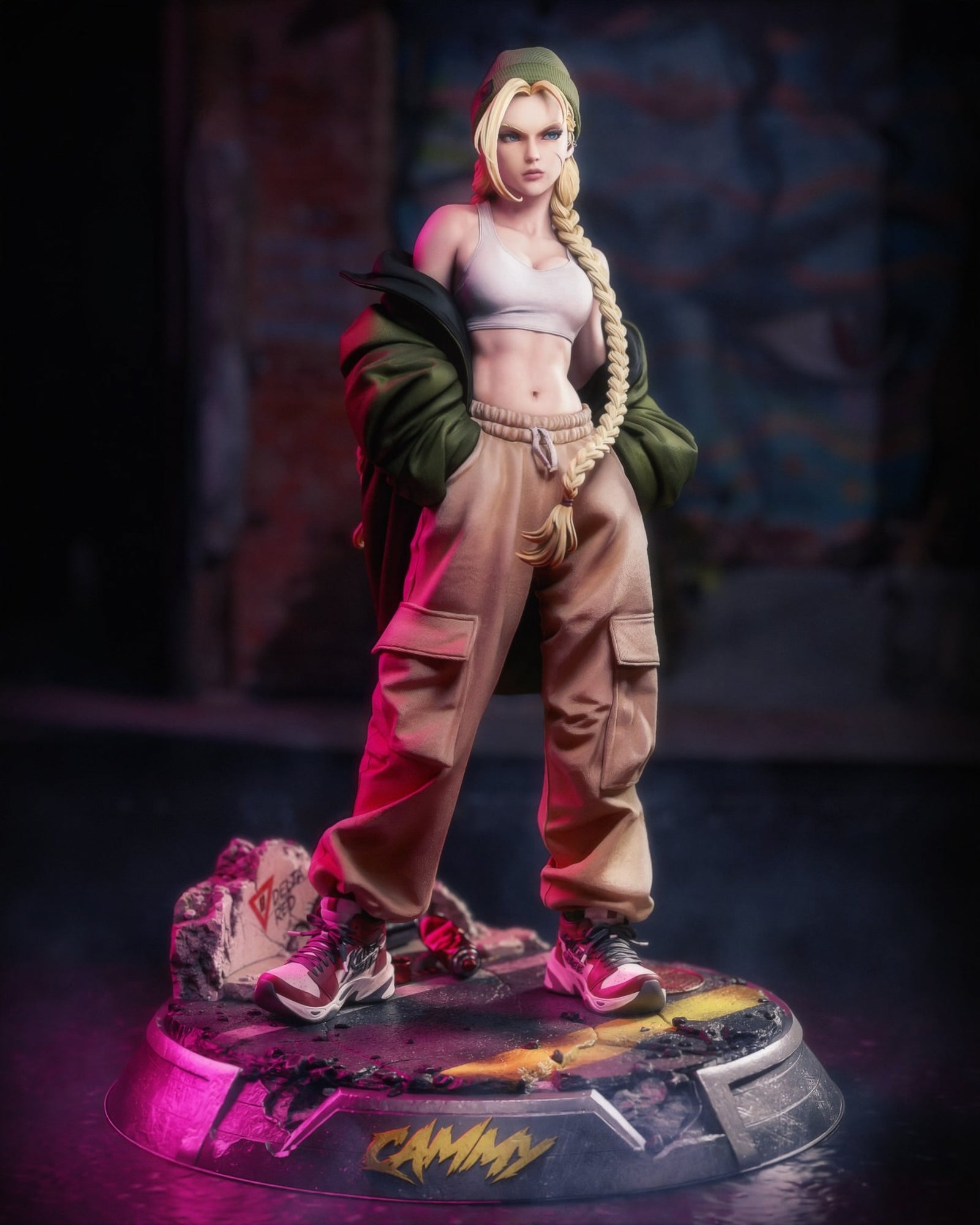 Cammy White Street Fighter resin figure by CA 3D Studios — studio preview 2