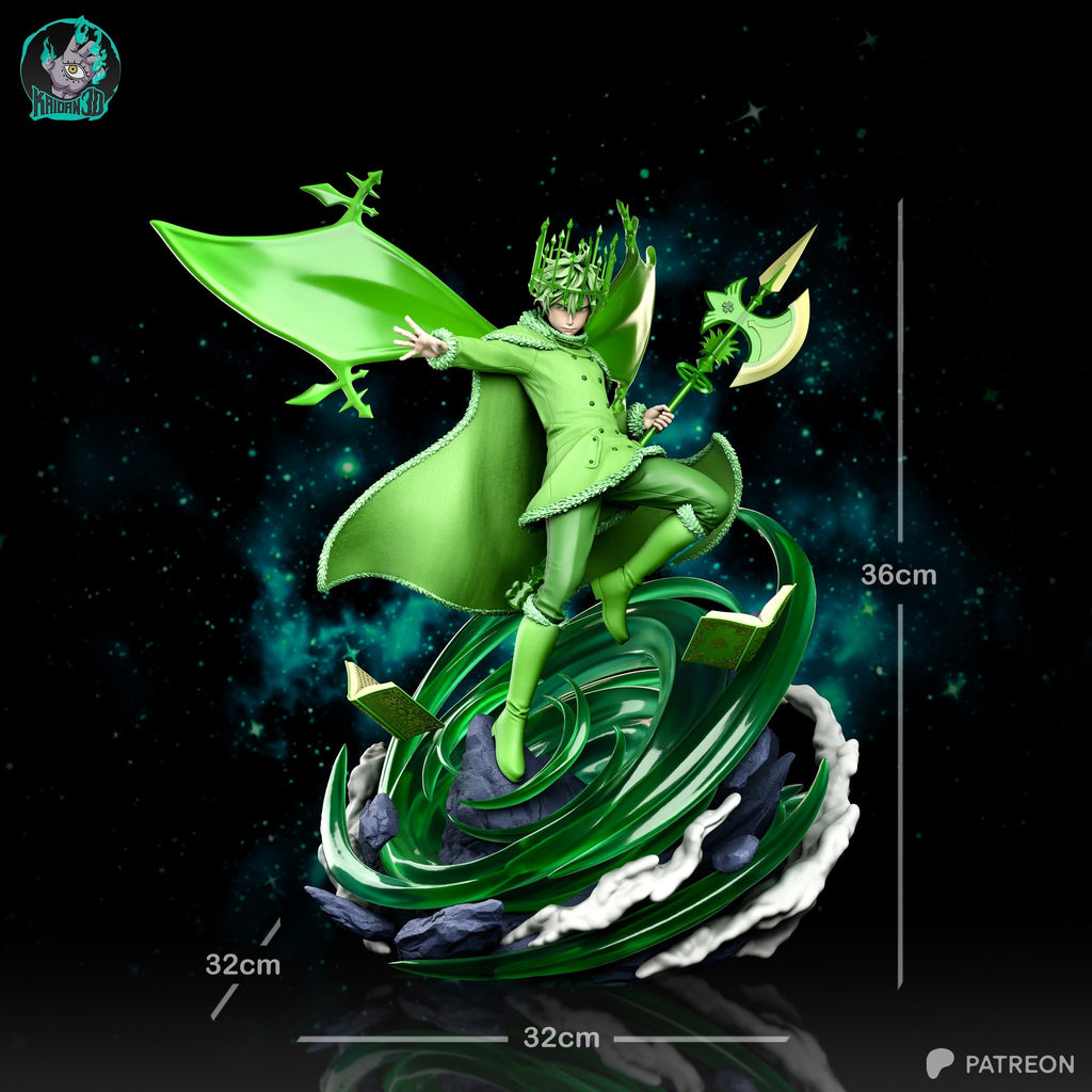 Yuno (Black Clover) resin figure by Kaidan 3D — studio render 7