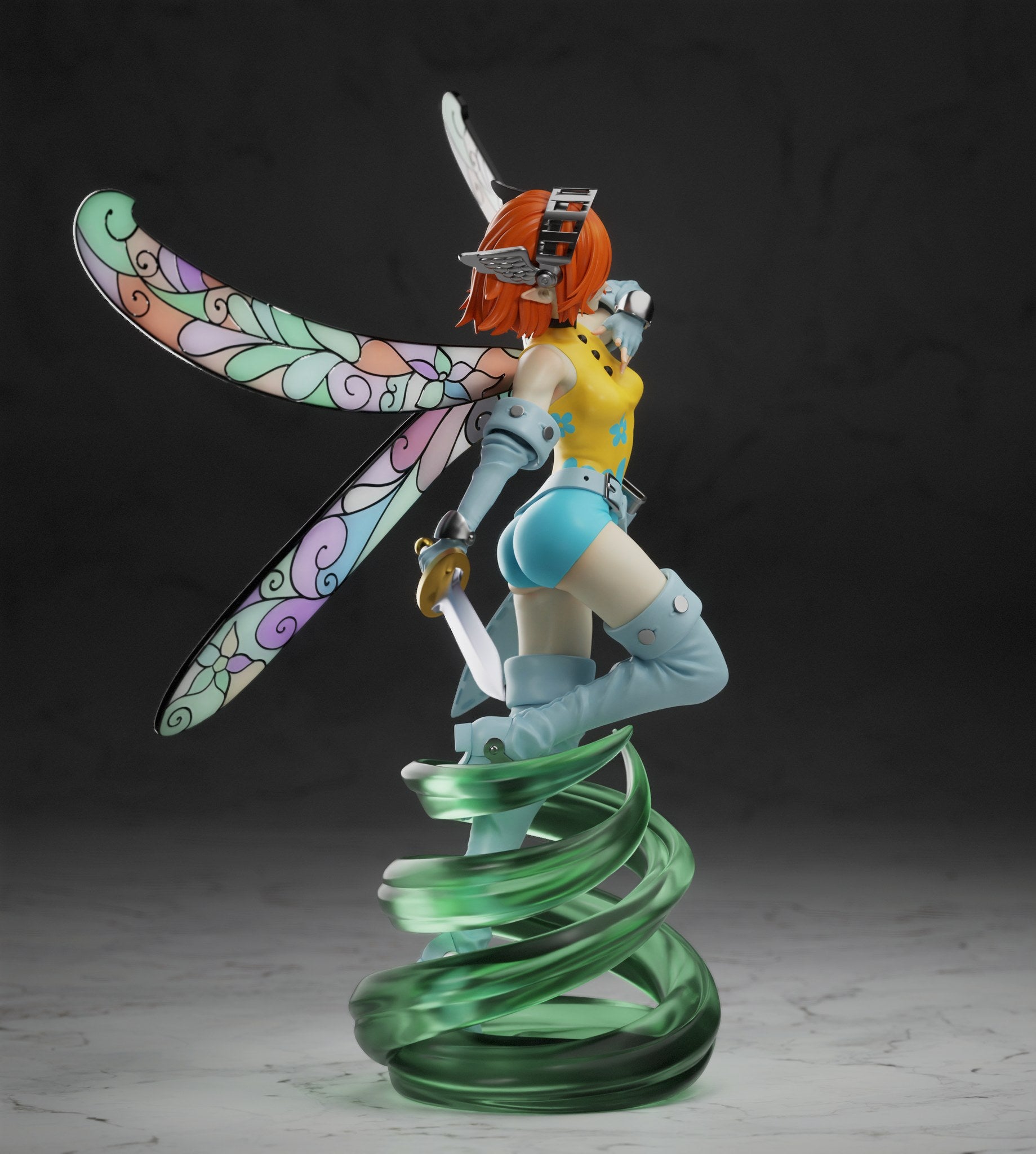 Gallica (Metaphor ReFantazio) resin figure by Tenshi Figures — studio render 3