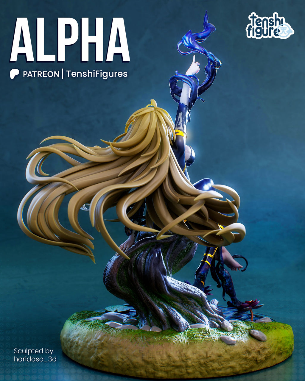 Alpha (The Eminence in Shadow) resin figure by Tenshi Figures — studio render 6
