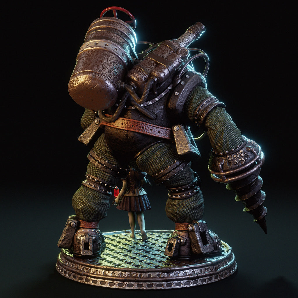 Big Daddy and Little Sister — studio render 6