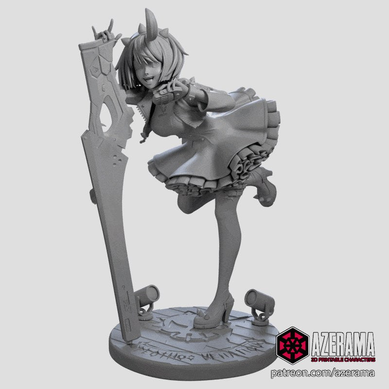 Elphelt (Guilty Gear) resin figure by Azerama — studio render 6