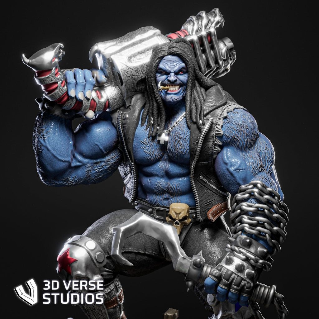 Lobo DC resin figure by CA 3D Studios — studio preview 1