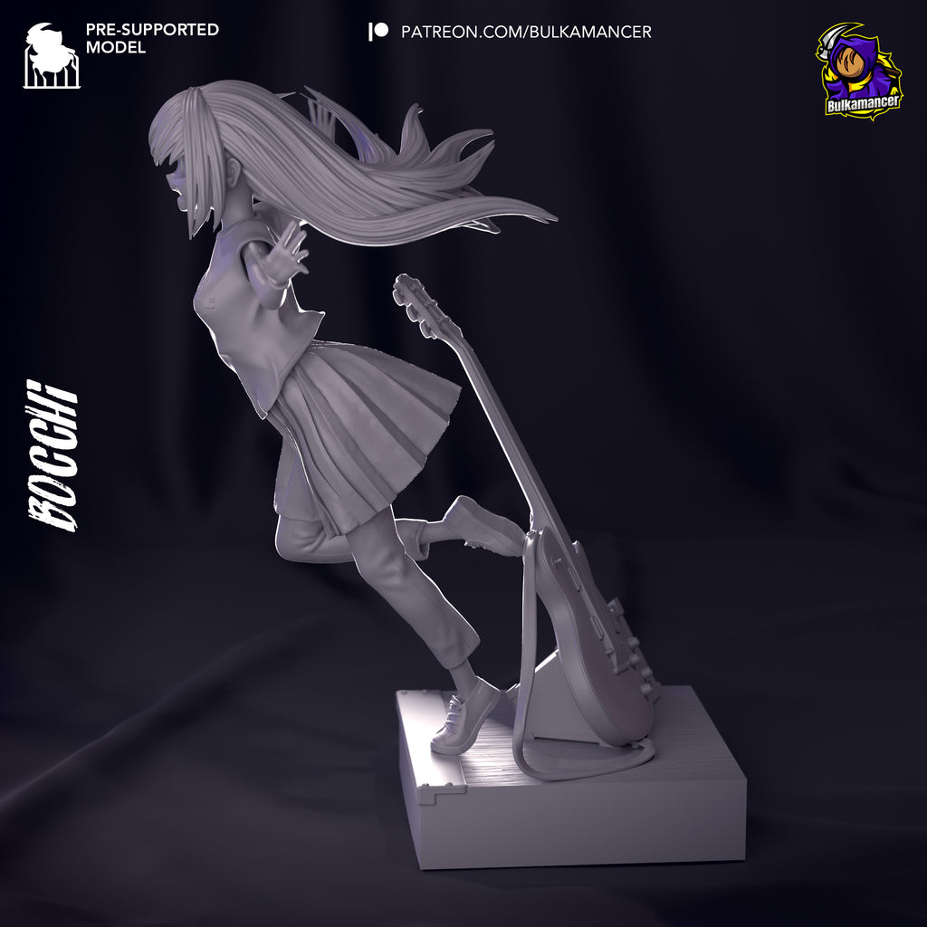 Hitori Gotoh (Bocchi the Rock) resin figure by Bulkamancer — studio render 8