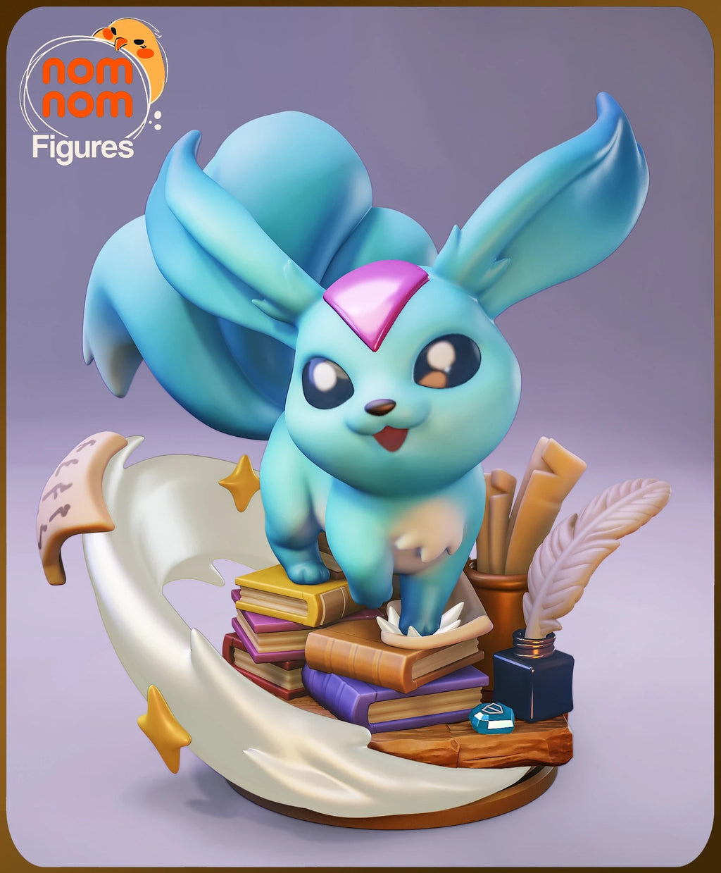 Carbuncle Final Fantasy Chibi resin figure by NomNom Figures — studio preview 1