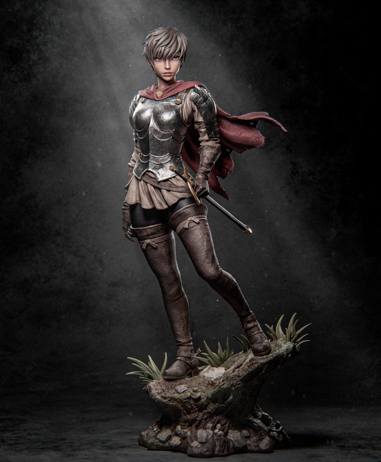 Casca Berserk resin figure by CA 3D Studios — studio preview 4