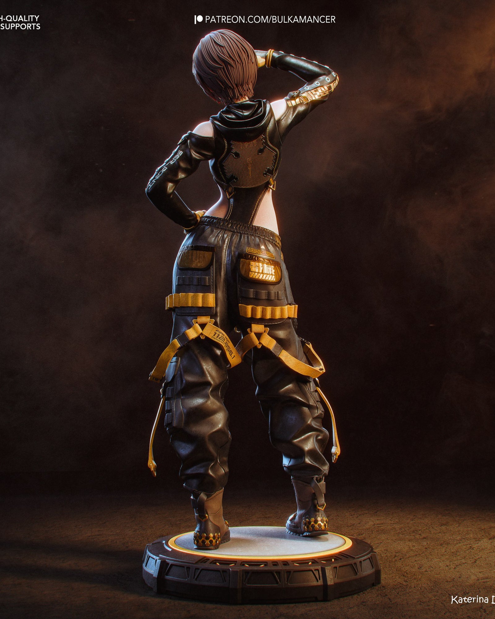 Lily Artemis II (Stellar Blade) resin figure by Bulkamancer — studio render 5