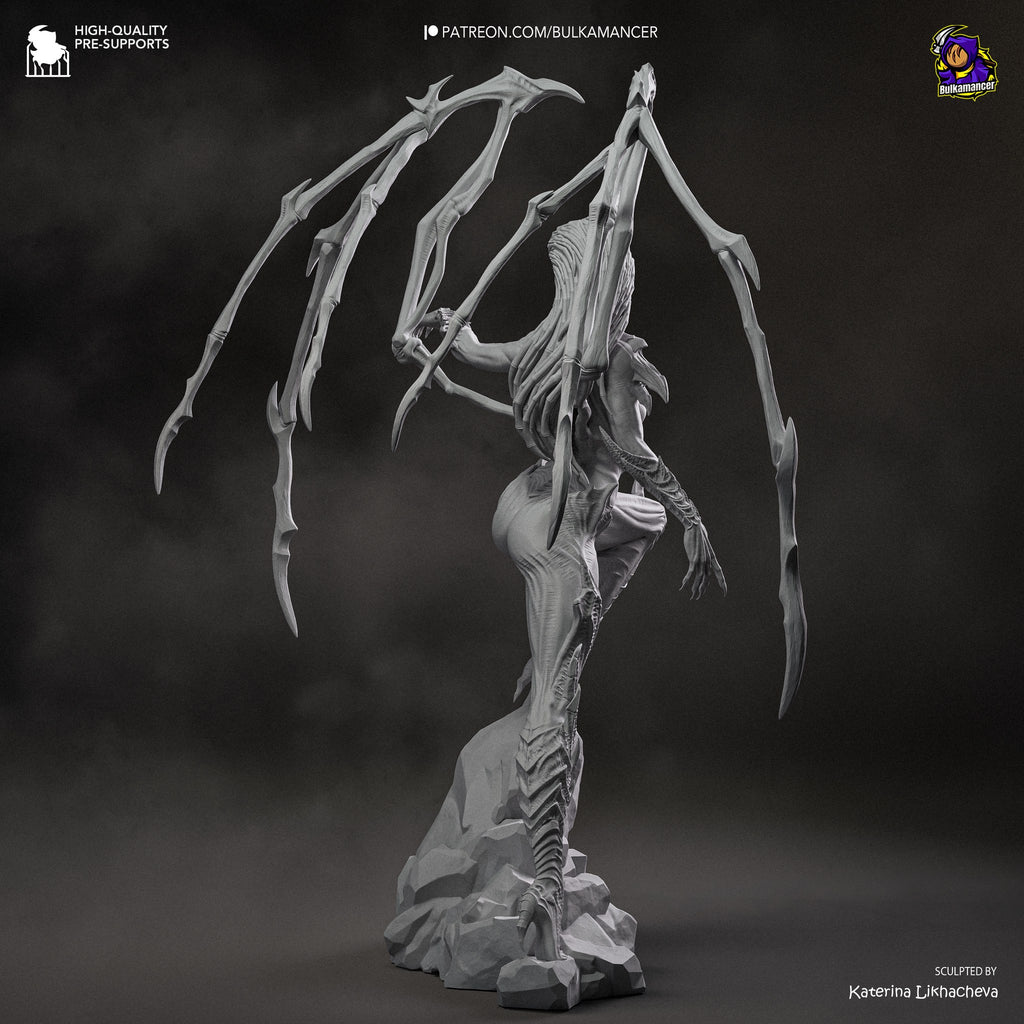 Sarah Kerrigan (StarCraft) resin figure by Bulkamancer — studio render 12