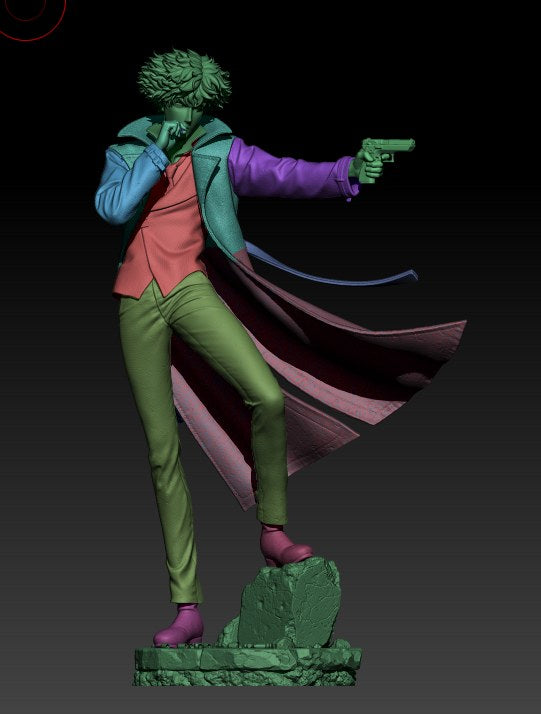 Spike Spiegel (Cowboy Bebop) resin figure by CA 3D Studios — studio render 8