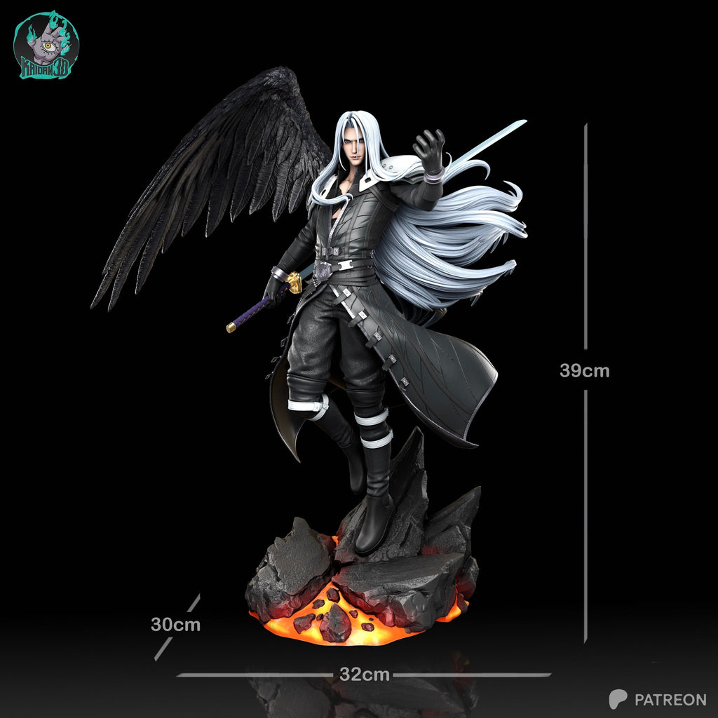 Sephiroth (Final Fantasy) resin figure by Kaidan 3D — studio render 5