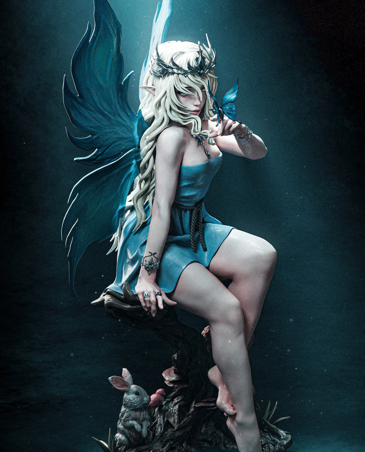 Divine Fairy _Original Characters resin figure by CA 3D Studios — studio preview 1