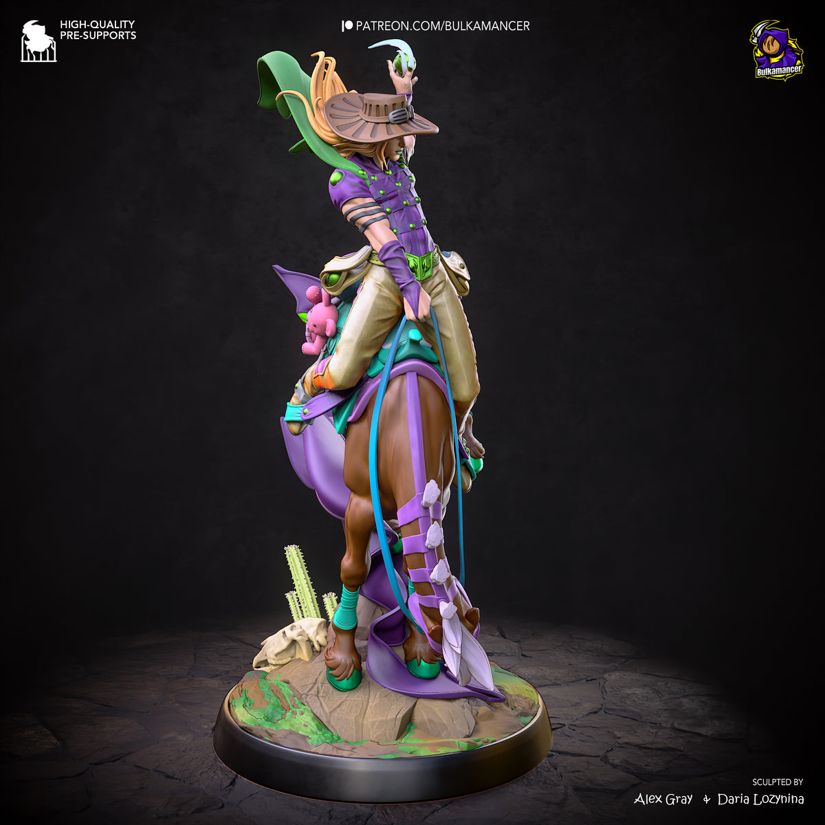 Gyro Zeppeli (Jojo's Bizarre Adventure) resin figure by Bulkamancer — studio render 3