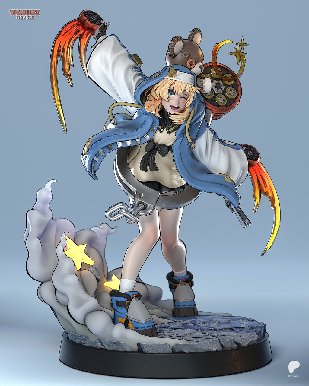 Bridget (Guilty Gear) resin figure by Tanuki Figures — studio render 3