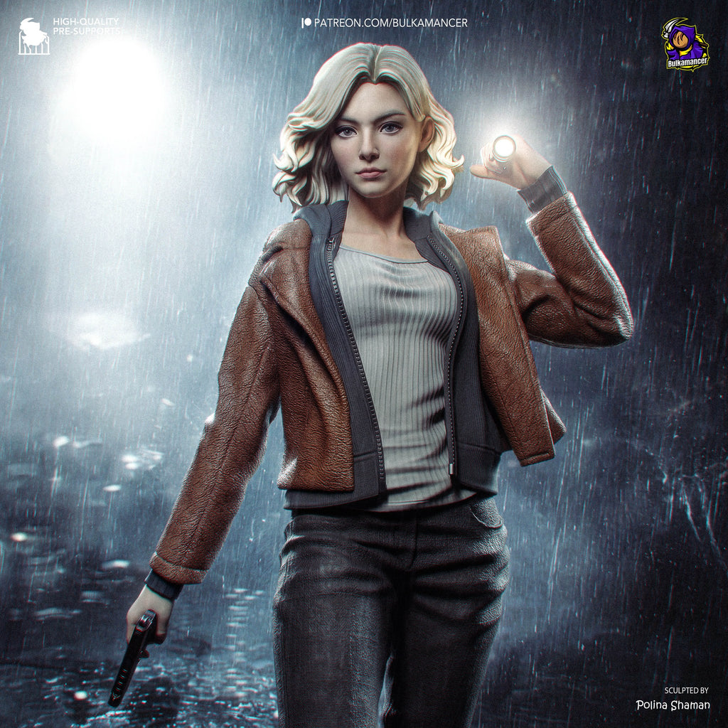 Grace Ashcroft (Resident Evil) resin figure by Bulkamancer — studio render 1