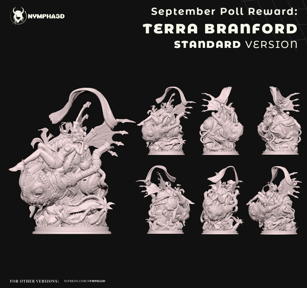Terra Branford (Final Fantasy VI) resin figure by Nympha — studio render 7