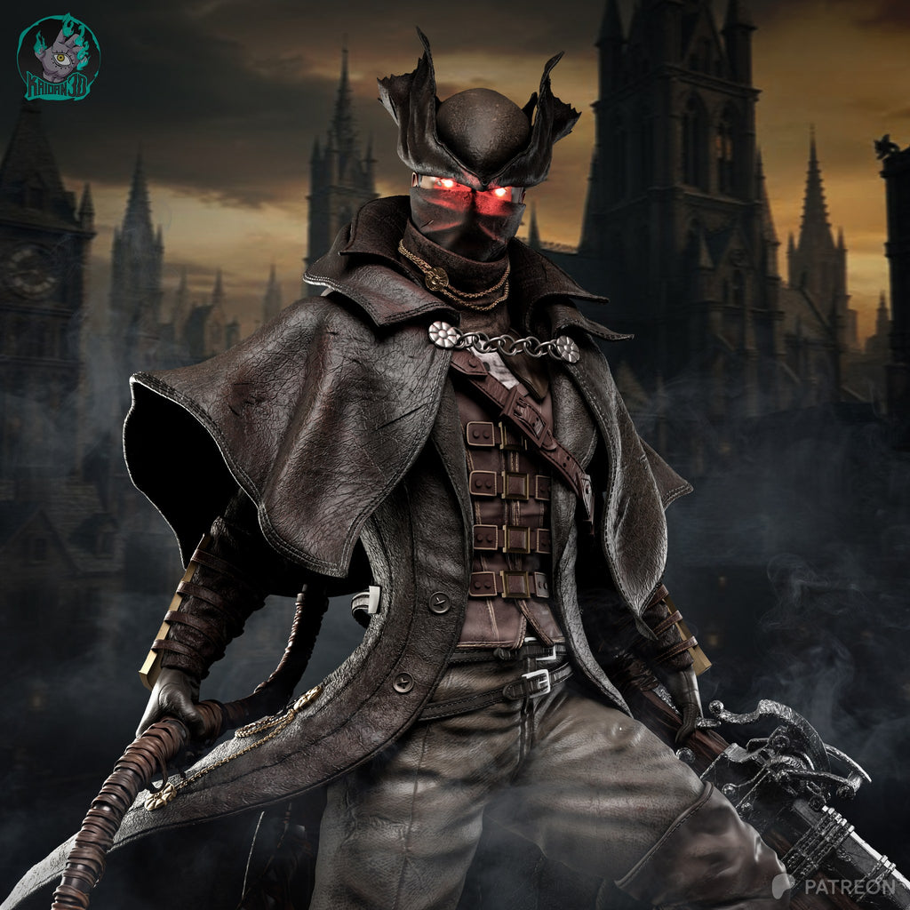 The Hunter (Bloodborne) resin figure by Kaidan 3D — studio render 1